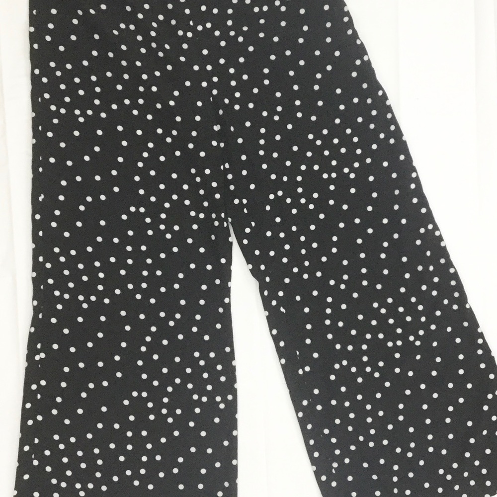 StudioW polka dot plazo pants. Size 14